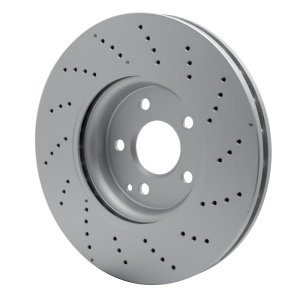 Mercedes-Benz CLS400 Brake Rotor (1) - Front - R1 Concepts - GeoSPEC Coated Drilled - `15-`17